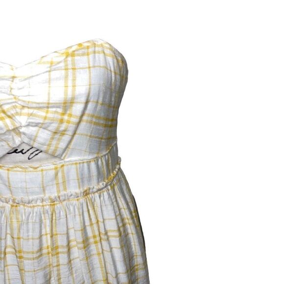 Francesca's Marla Plaid Midi Dress, Size Medium - Picture 7 of 10